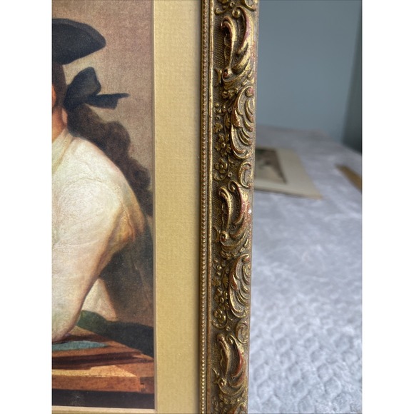 Vintage 10x12 wood Gold Gilded Ornate Wall Art Frame Baroque Rococo Gilt - Picture 4 of 8